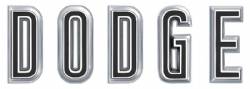 Hood DODGE Letters 1967 Coronet/Charger