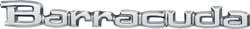 Fender/Tail Panel Emblem 1971-74 Barracuda