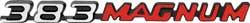 383 Magnum Hood Emblem 1970-71 Challenger