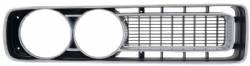 Right Grille 1971 Charger Black/Silver