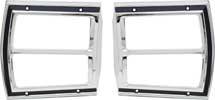 Tail Light Bezels 1969 Dart