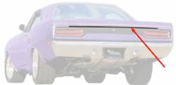 Lower Trunk Lid Opening Molding 1970 GTX