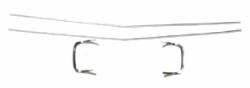 Grille Molding Set 1968 Charger