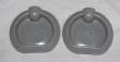 Trunk Floor Extension Plugs, Grey