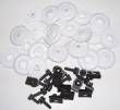 White Grille Spacer Kit with Bolts 1968-70 Charger 1970 Cuda