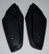 Black Bucket Seat Hinge Covers 1967-69 A-Body 1968-69 B-Body