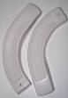 White Bench Seat Hinge Covers 1964-67 B-Body and some 2 Door C-Body