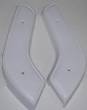 White Bench Seat Hinge Covers 1971-74 B-Body