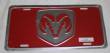 Rams Head License Plate