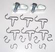 Fuel Line Clip Set 3/8" 5/16" and 1/4" 1970 B-Body